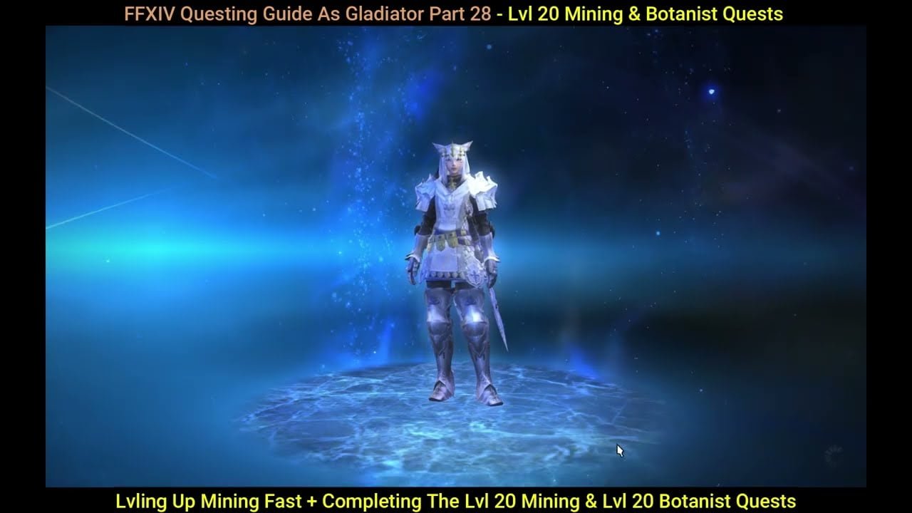 Ffxiv The Complete Guide Part 28 Lvl 20 Mining