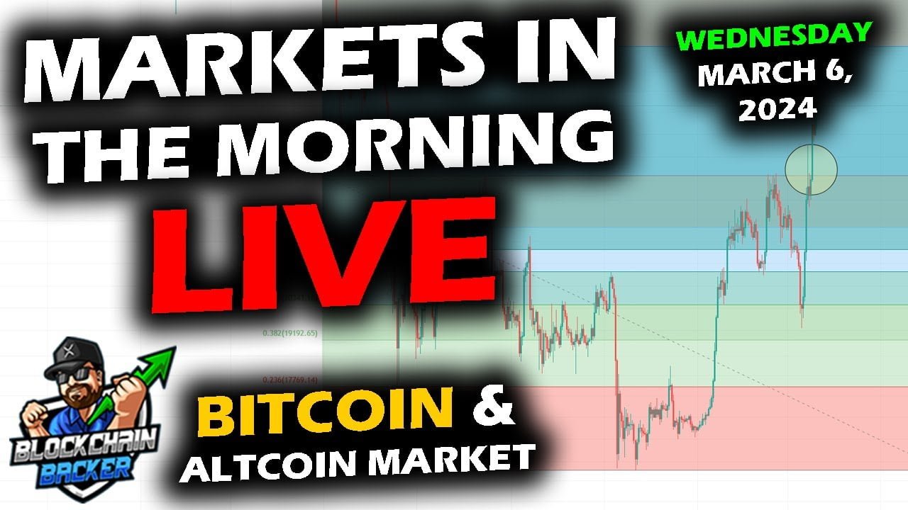 Markets In The Morning, 3/8/2024, Bitcoin $67,600, Ethereum Going For