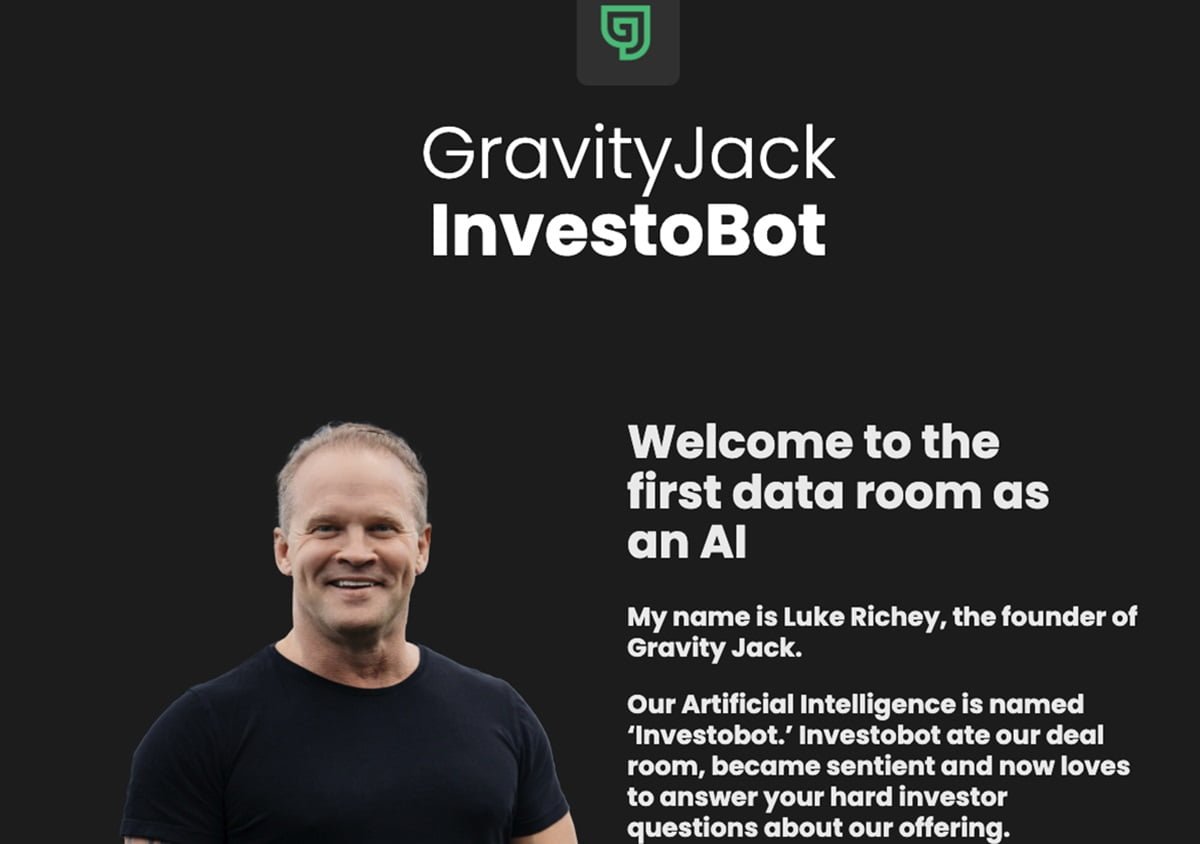 Gravity Jack unveils Investobot as a chatbot to help raise its next funding round