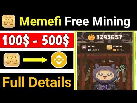 Memefi Free Mining Airdrop Full Guide | Not Coin Mining