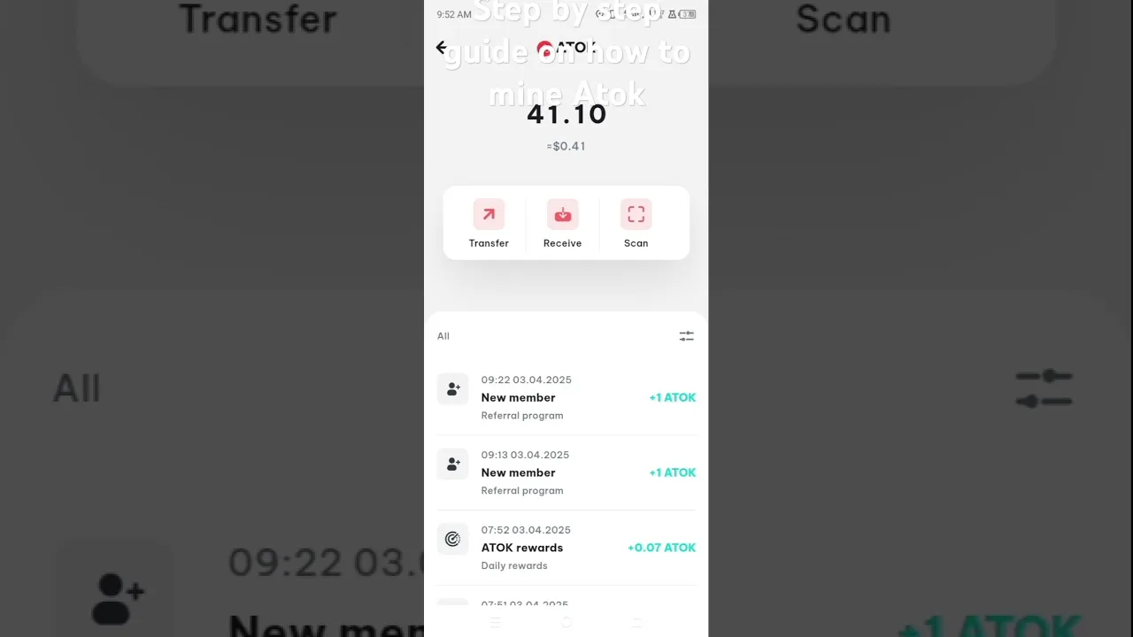 Step By Step Guide On How To Mine Atok #crypto
